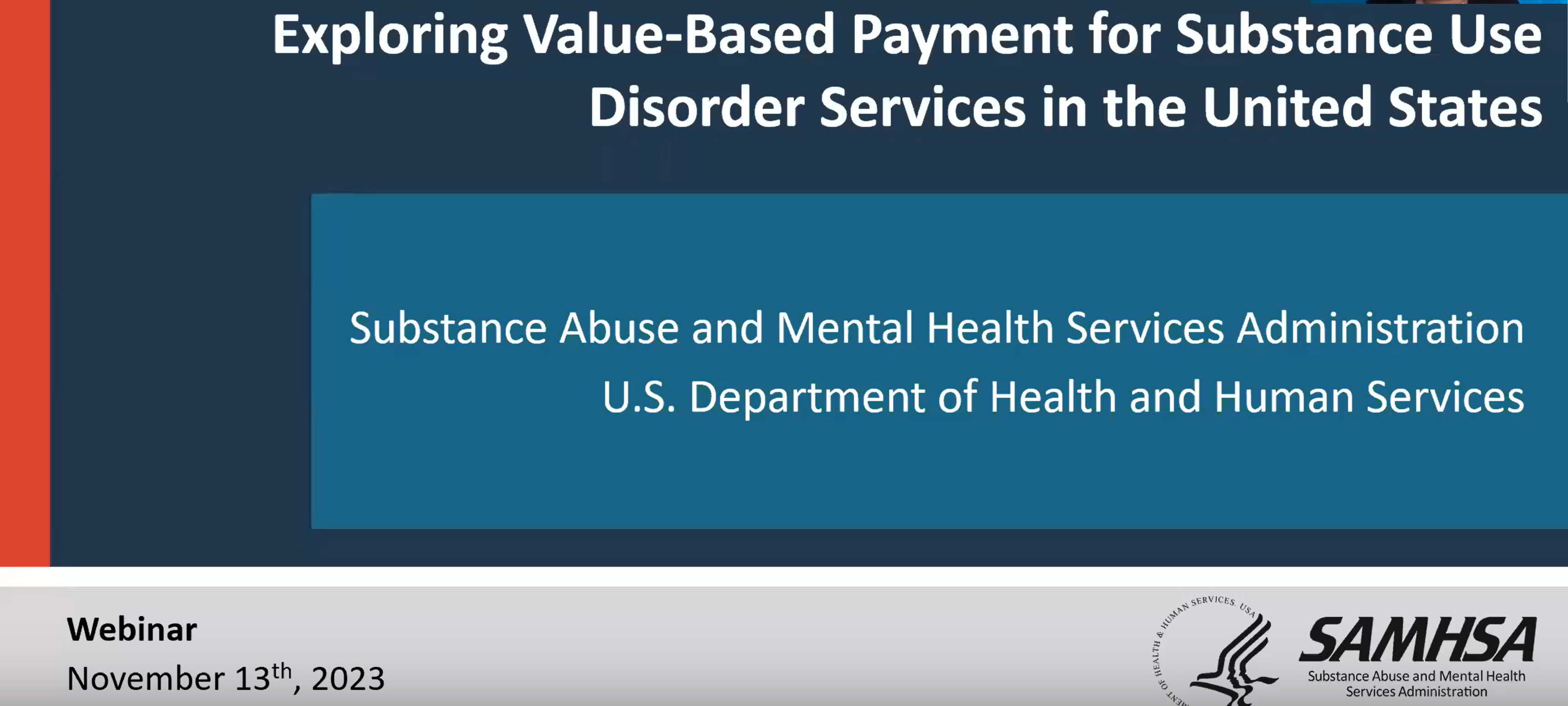 Value-Based Payment for Substance Use Disorder Services in the United States